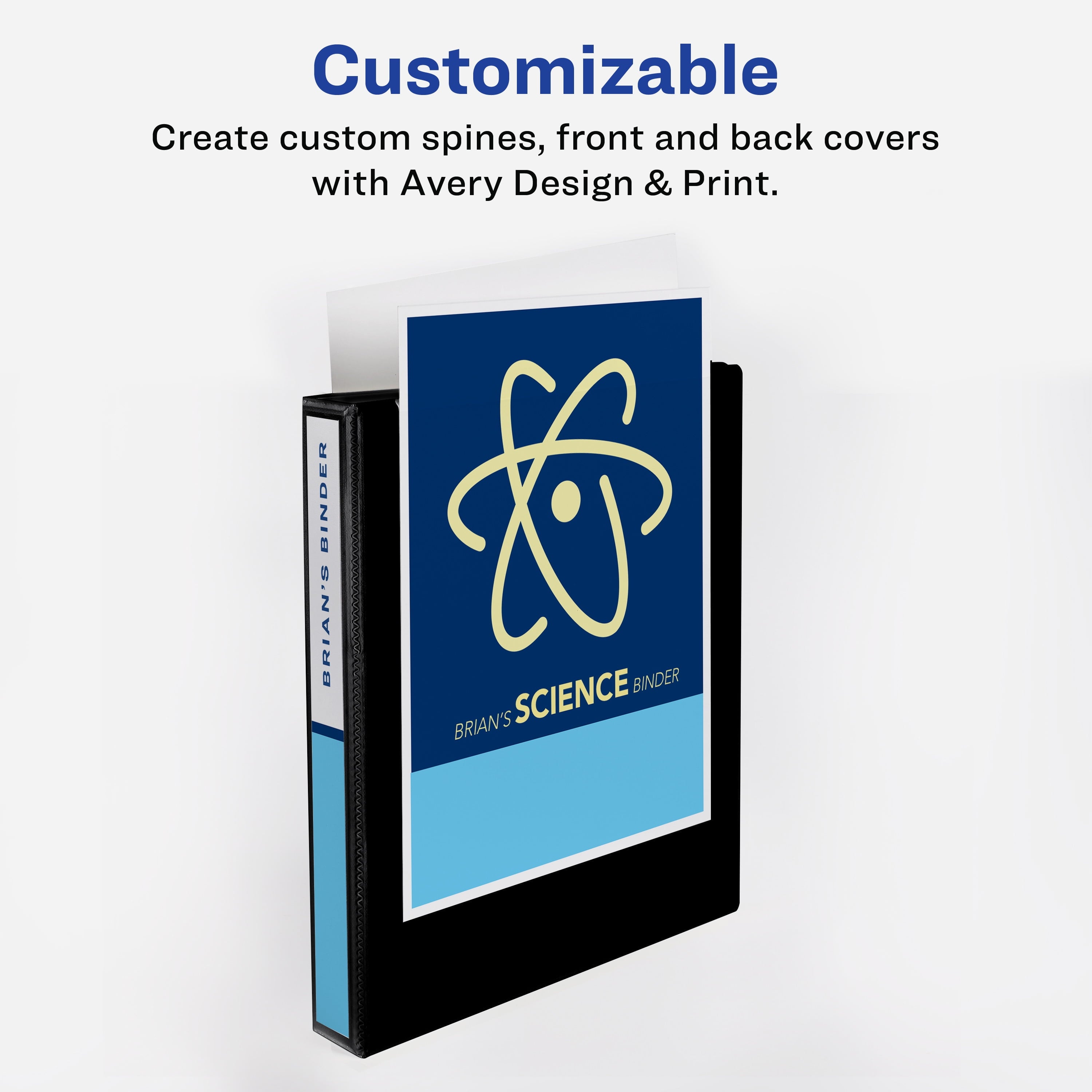 Avery Durable View Binders, 3 inch Rings, 1 White Binder (09701) - Image 3