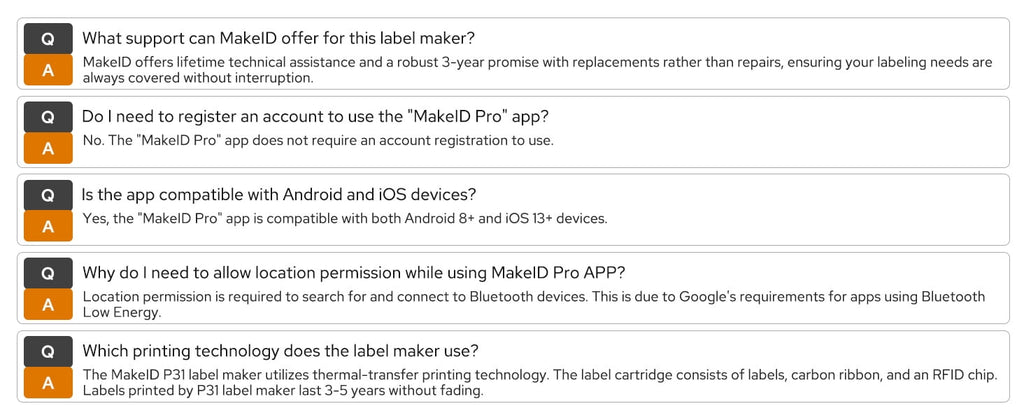 Industrial Thermal Transfer Label Printer, Portable Bluetooth Labeler with Wire and Cable Labeling Machine - Image 5