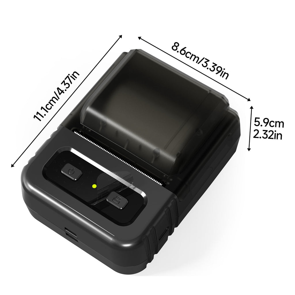 Thermal Label Maker with 100 Labels - Portable Bluetooth Address Label Printer for Small Business, Barcode & Retail, ... - Image 5