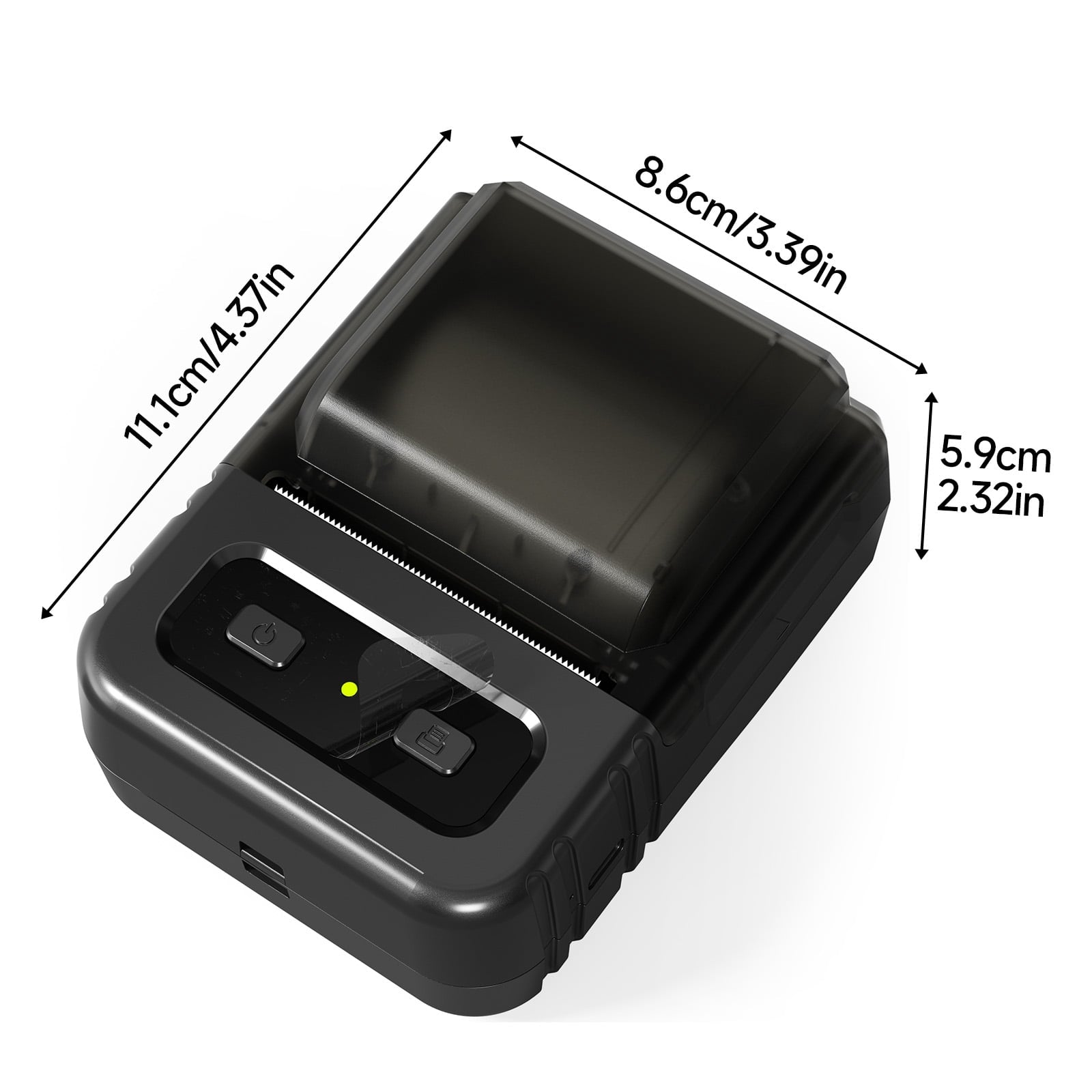 Thermal Label Maker with 100 Labels - Portable Bluetooth Address Label Printer for Small Business, Barcode & Retail, ... - Image 5