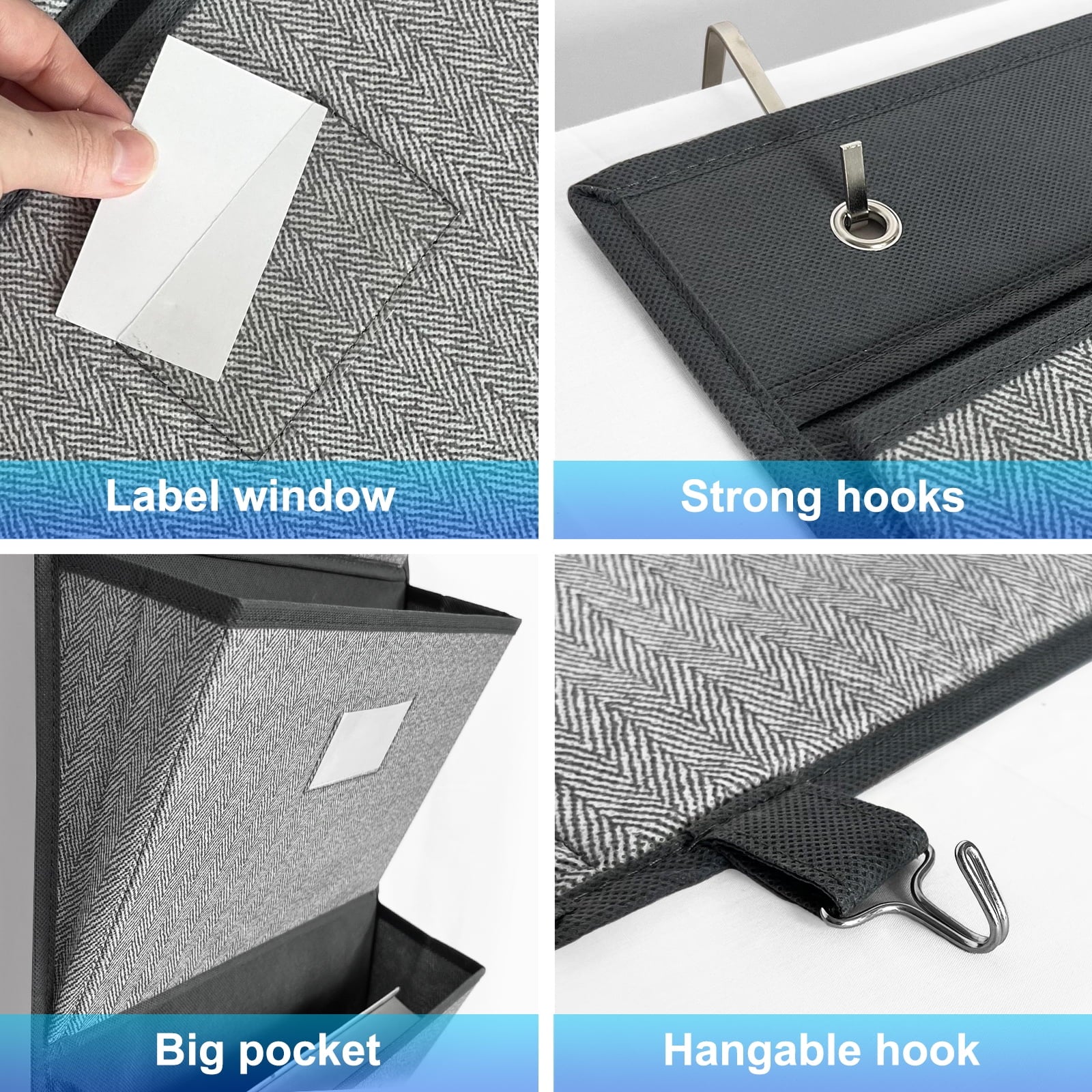 the Door File Organizer, Hanging File Folders, Wall Organizers and Storage for Mail, Magazine, Notebooks, Planners, O... - Image 5