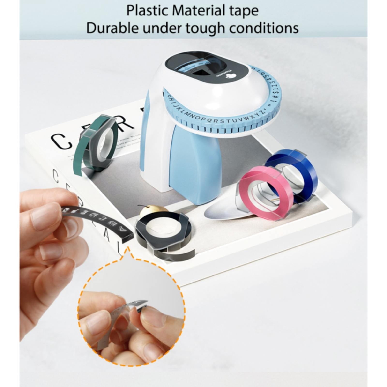 Label Maker 3D Embossing Machine E975 Portable Label Maker Green Label Embossing Machine With 6 Label Tapes Label Pri... - Image 6