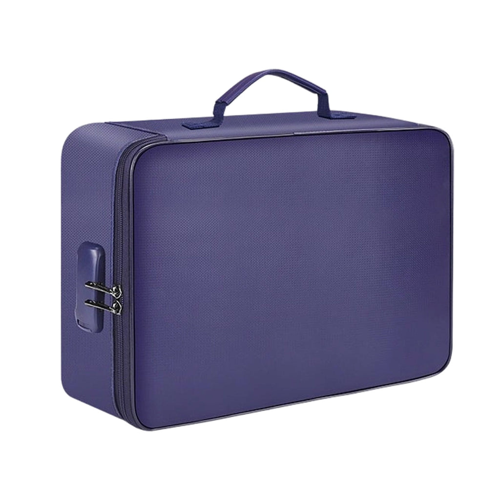 with Lock, Portable Fire Safe Box, Fire Proof File Box for s, Passport, Certificates and Laptop, Important Organizer,... - Image 2