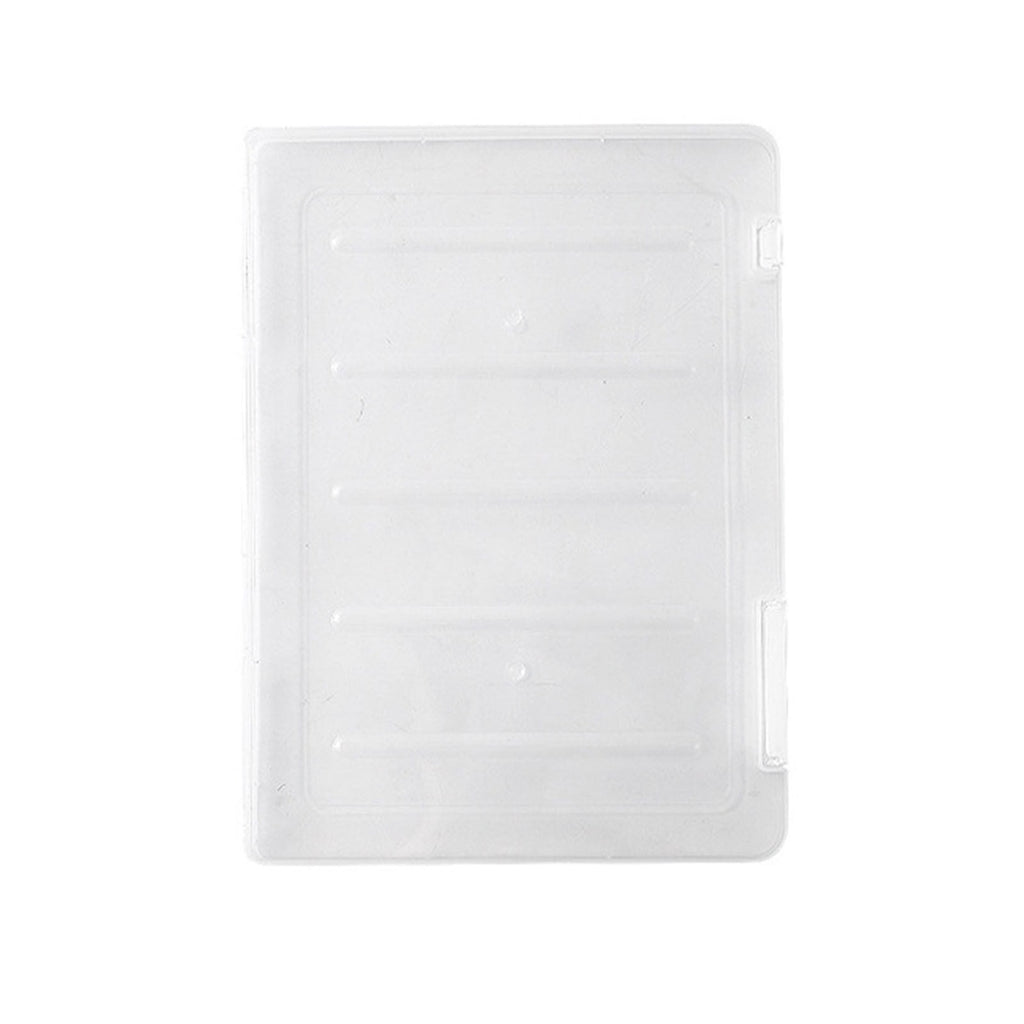 Clear Plastic File Storage Box with Lid,Document Organizer for Home Office,School Supplies,A4 Paper Holder,Stackable ... - Image 2