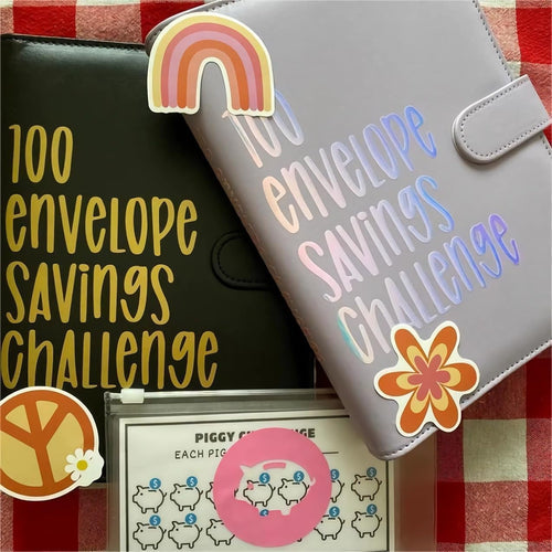 100 Envelope Challenge Binder, Savings Challenges Sheets，Easy and Fun Way to Save $5,050, Budget Binder with Cash Envelopes, Savings Challen - Image 2