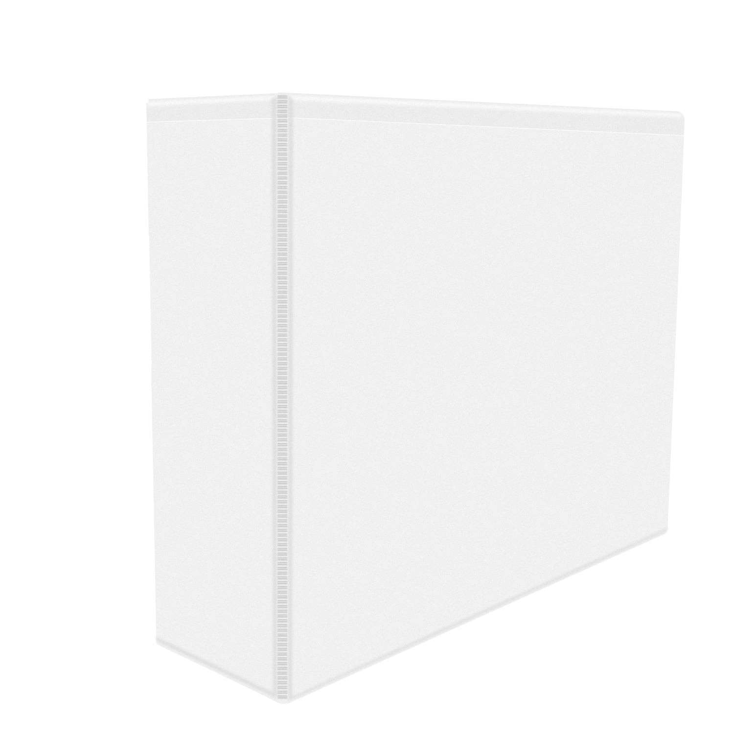 Durable View 3-Ring Binder with 3-inch Rings 4-Pack (White) - Image 4