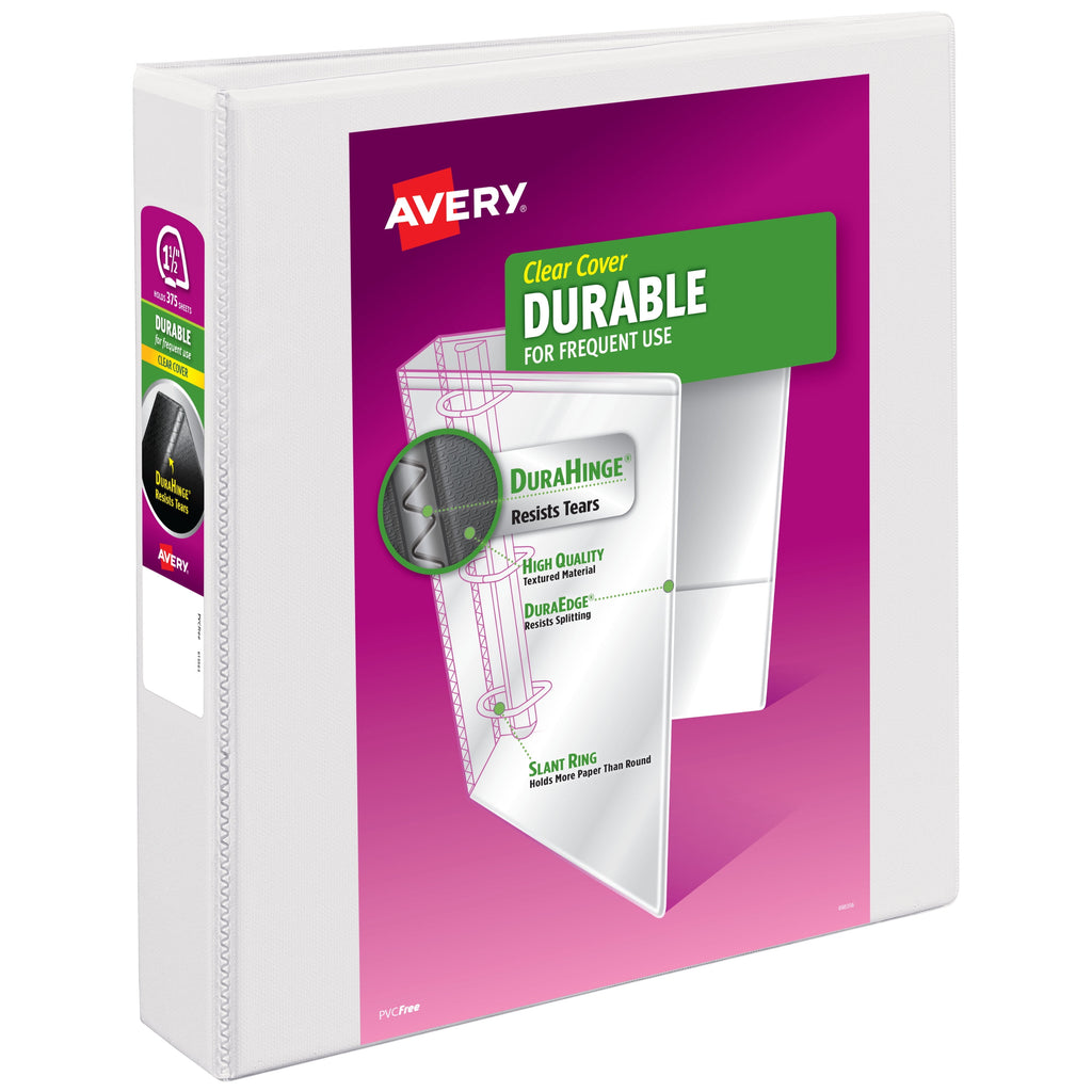 Avery Durable View 1.5" Binder, Color Received Will Vary (17028) - Image 2