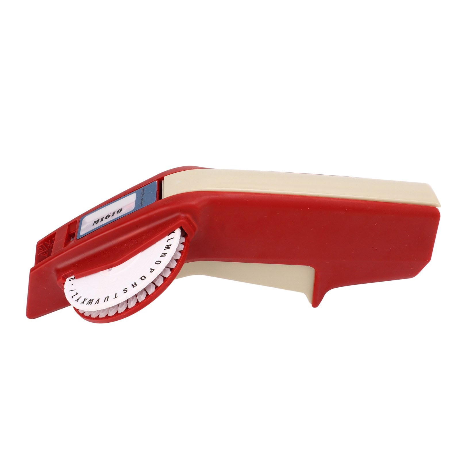 Embossing Label Maker, High Sharpness One Hand Manual Label Printer For Home Black,Red - Image 2