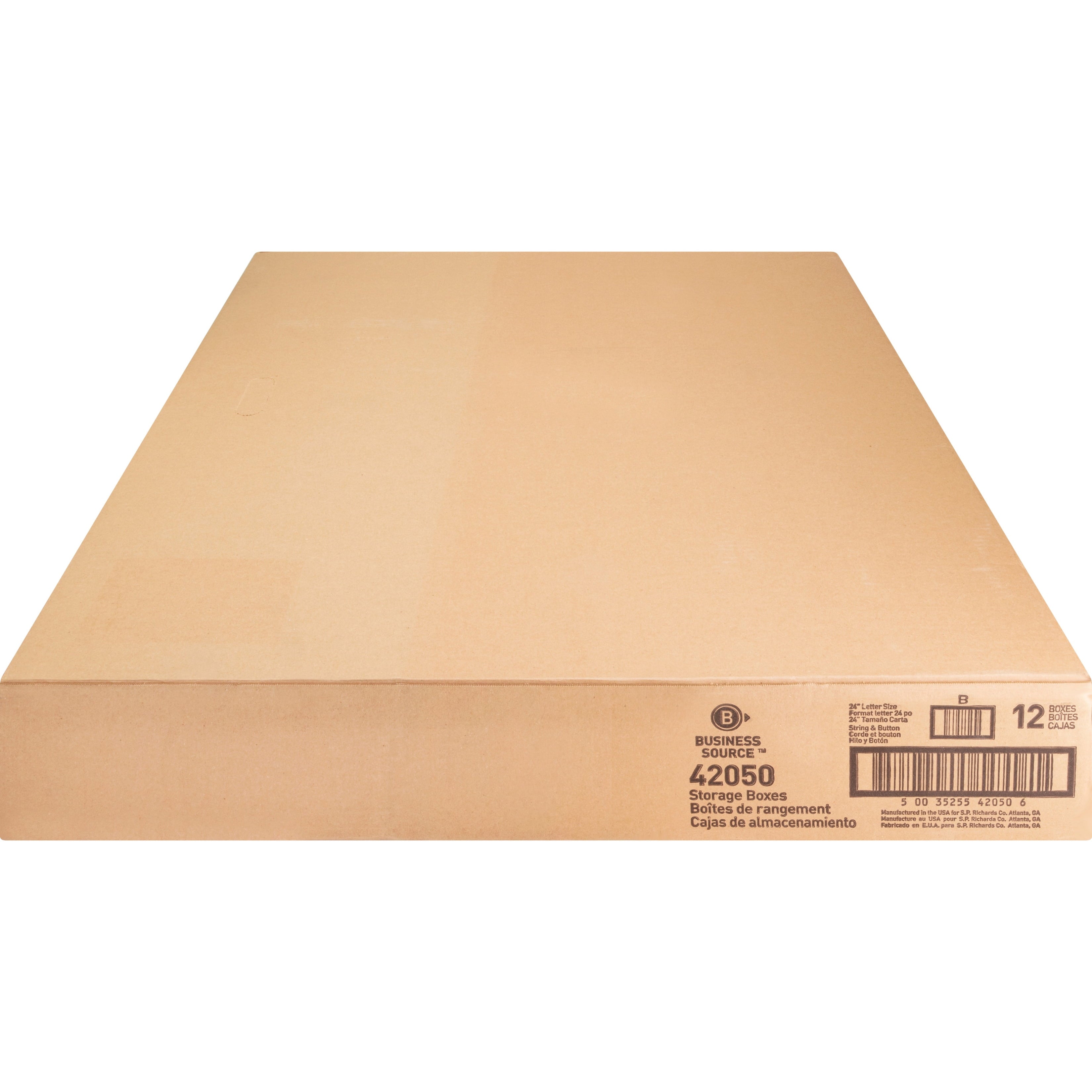 Light Duty Letter Size Storage Box, White, 12 / Carton (Quantity) - Image 5