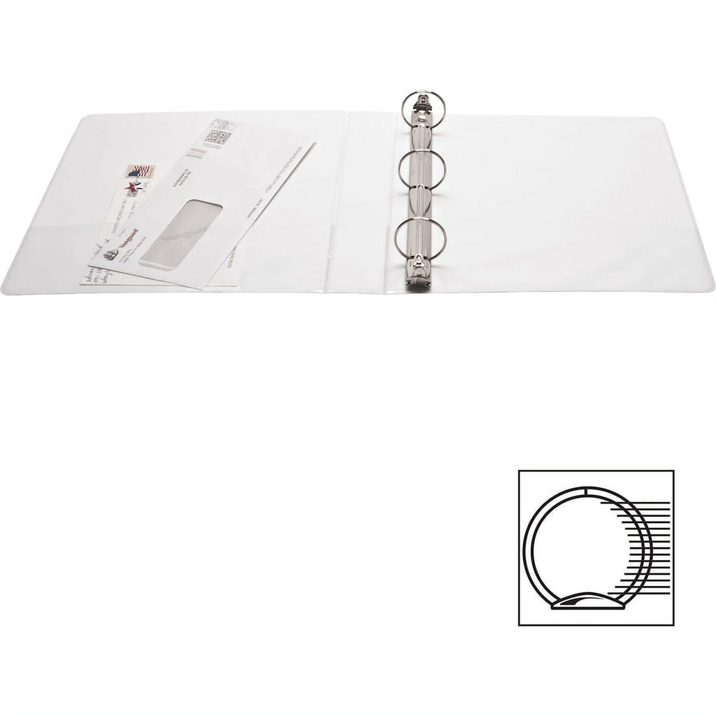 Round Ring View Binder - 1 1/2" Binder Capacity - Letter - 8 1/2" X 11" Sheet Size - 350 Sheet Capacity - Round Ring ... - Image 2