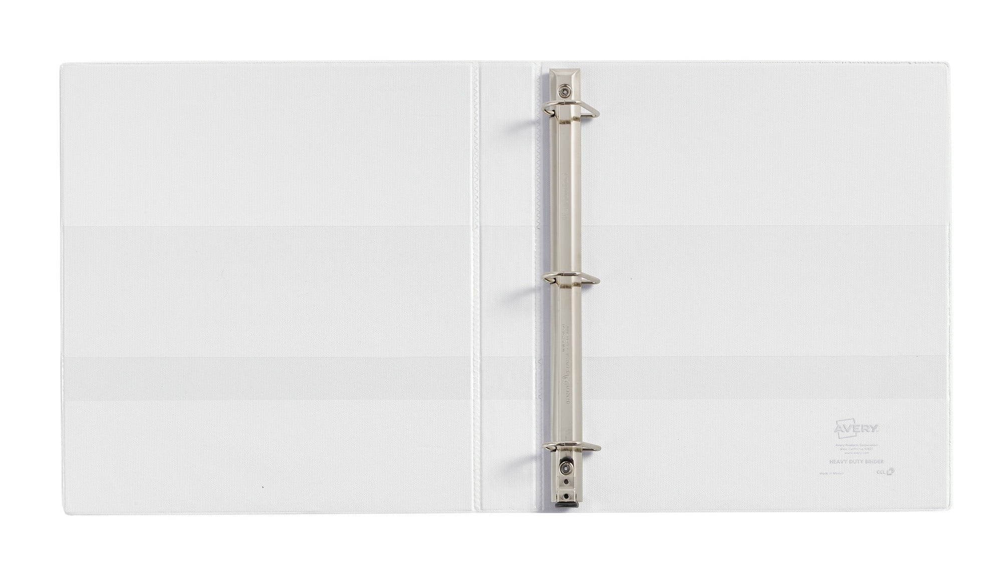 Avery Heavy Duty View Binder, 1", White, Slant Ring, One-Touch, 250 Sheet Capacity, 1 Binder - Image 3