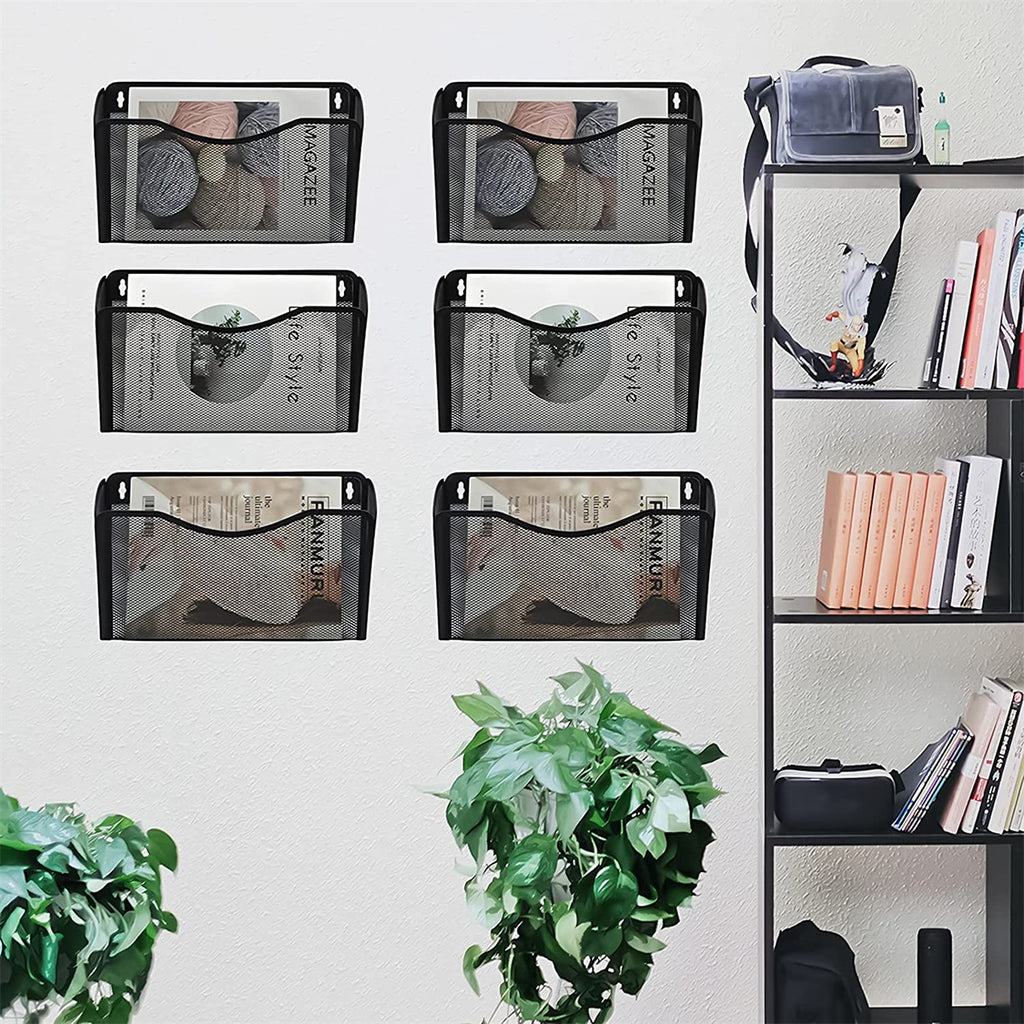 Wall Mount File Organizer,File Holder for Home and Office, Casewin Single Pocket Hanging File Holder for Folders, Documents, Letters, and Ma - Image 4