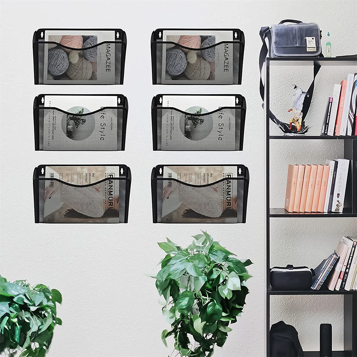 Wall Mount File Organizer,File Holder for Home and Office, Casewin Single Pocket Hanging File Holder for Folders, Documents, Letters, and Ma - Image 4