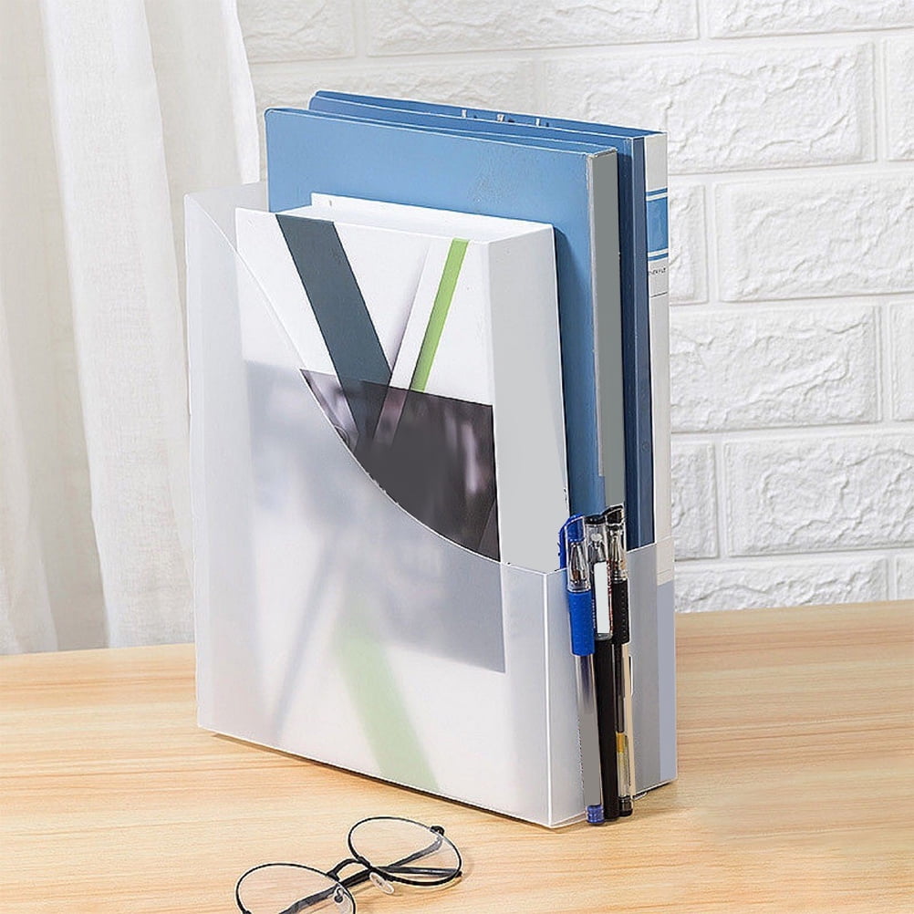 OUNONA  5 Pcs Magazine File Holder Vertical Folder Storage Box Office - Image 5
