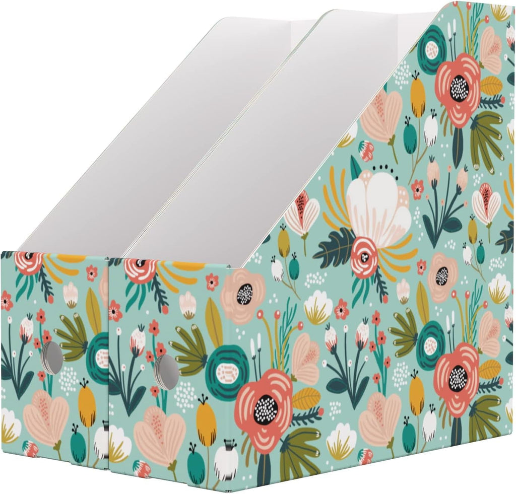 6 Pack Cardboard File Holder Organizer, Premium Magazine File Holder Organizer for Desk, Book Bins or Paper Storage O... - Image 6