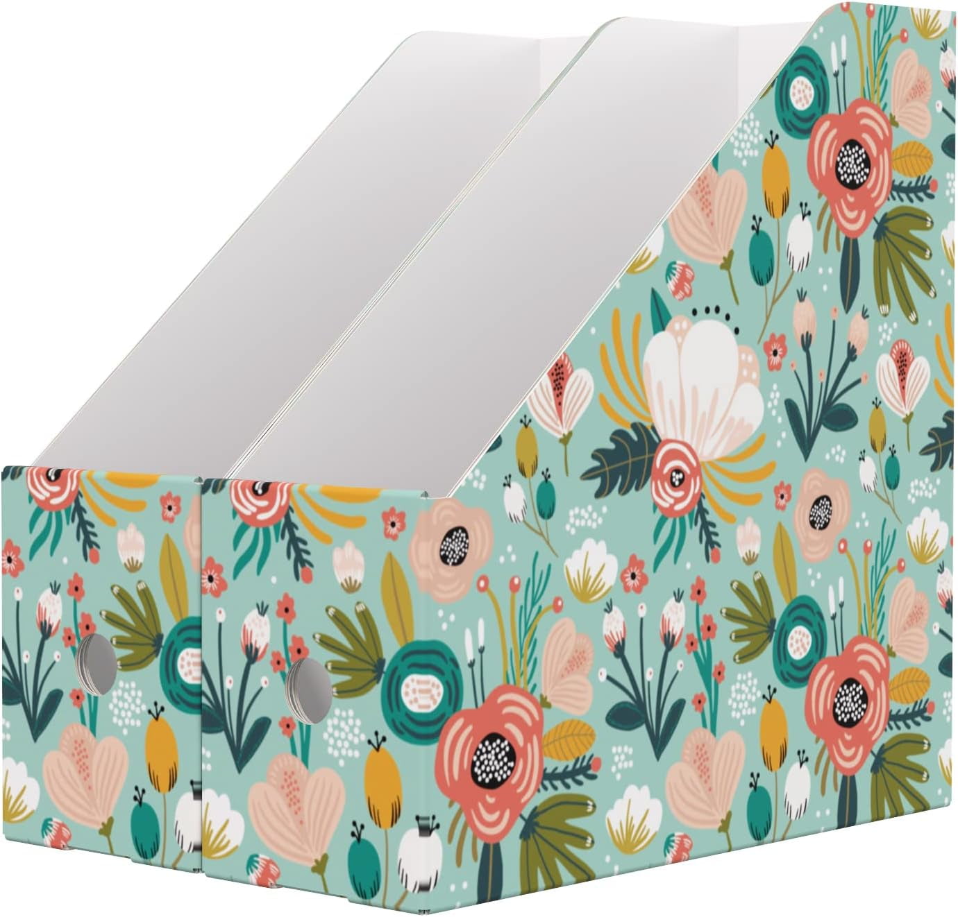 6 Pack Cardboard File Holder Organizer, Premium Magazine File Holder Organizer for Desk, Book Bins or Paper Storage O... - Image 6