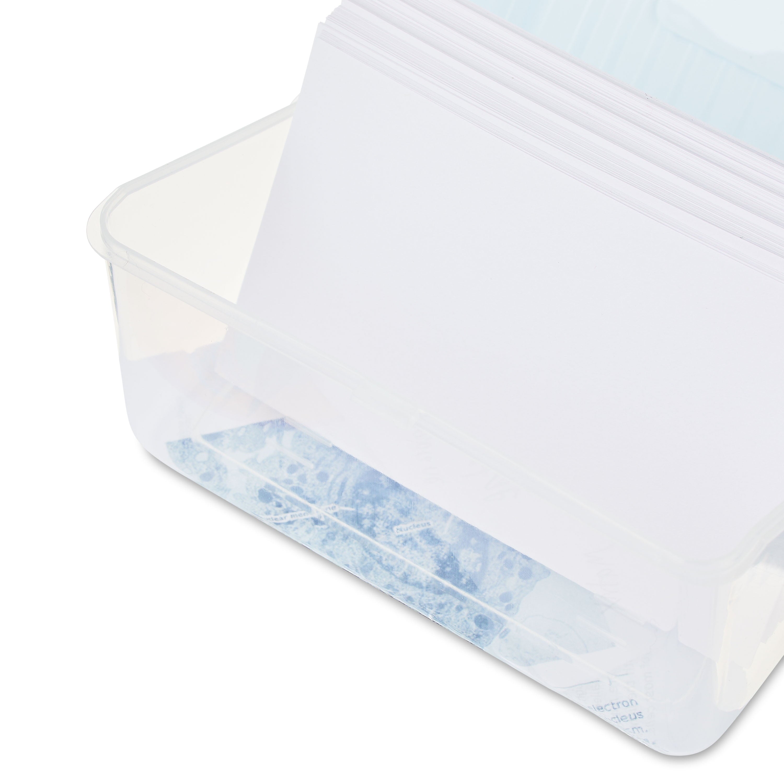 (3 pack) Pen+Gear Desktop Storage Box, 3" x 5", White, Plastic Storage Organizer For Home & Office White - Image 6