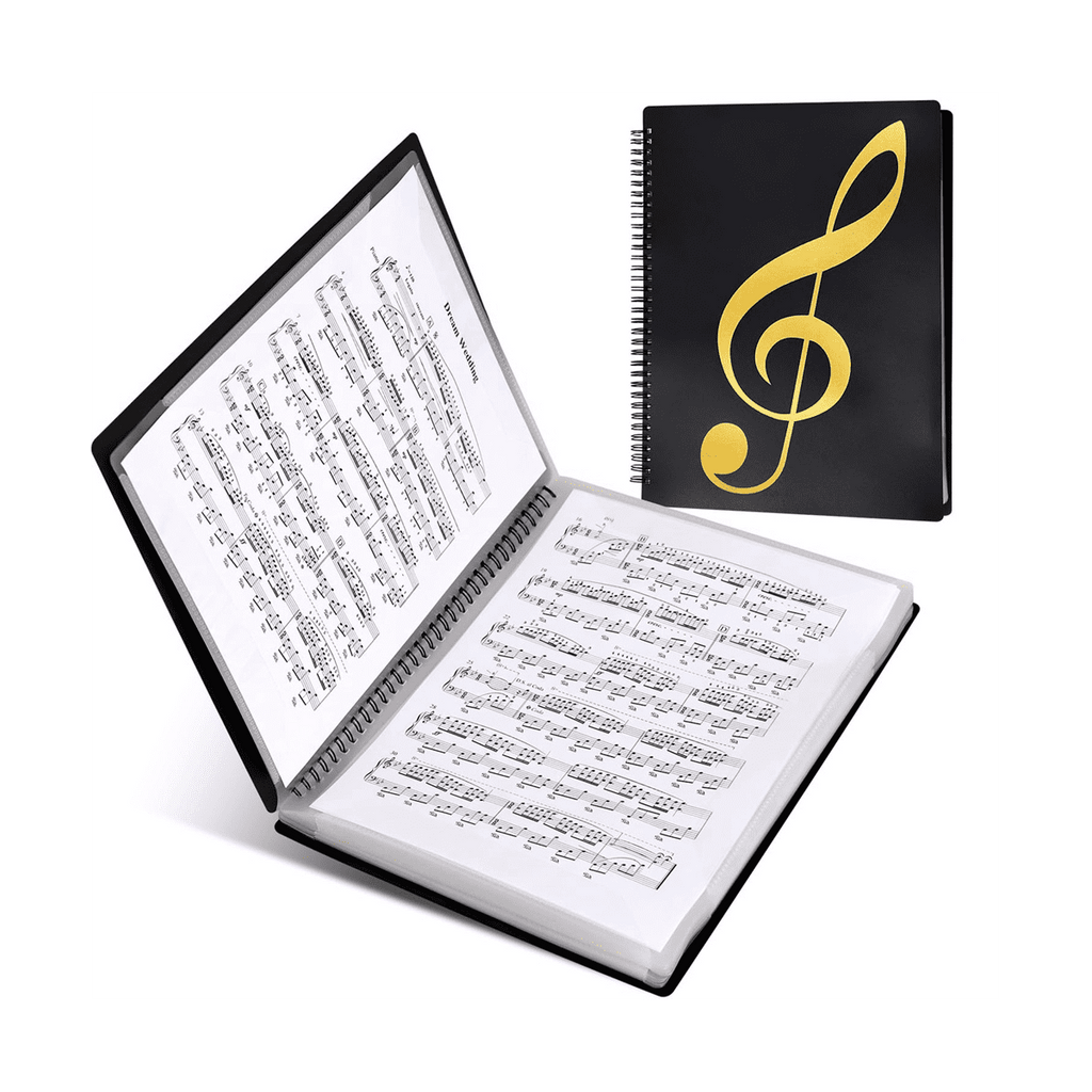 60 Pages, Binder/Holder,Fits Letter Size A4, Writable & Detachable Choir (Black) - Image 5
