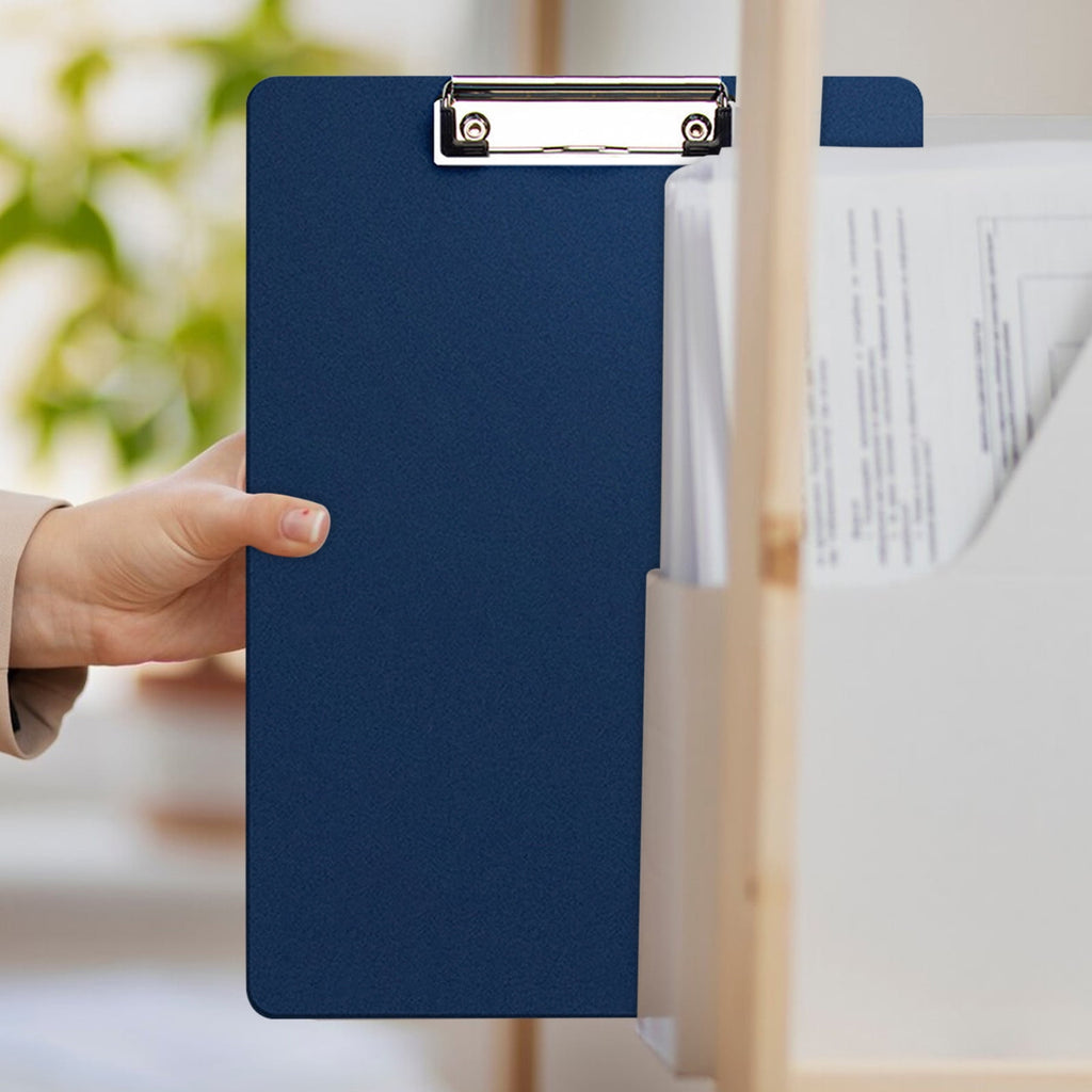 Under $5! Rvasteizo File Organizer and Storage, Folder Writing Pad Test Paper Storage Box Multifunctional File Box Writing Clamp Board Offic - Image 4