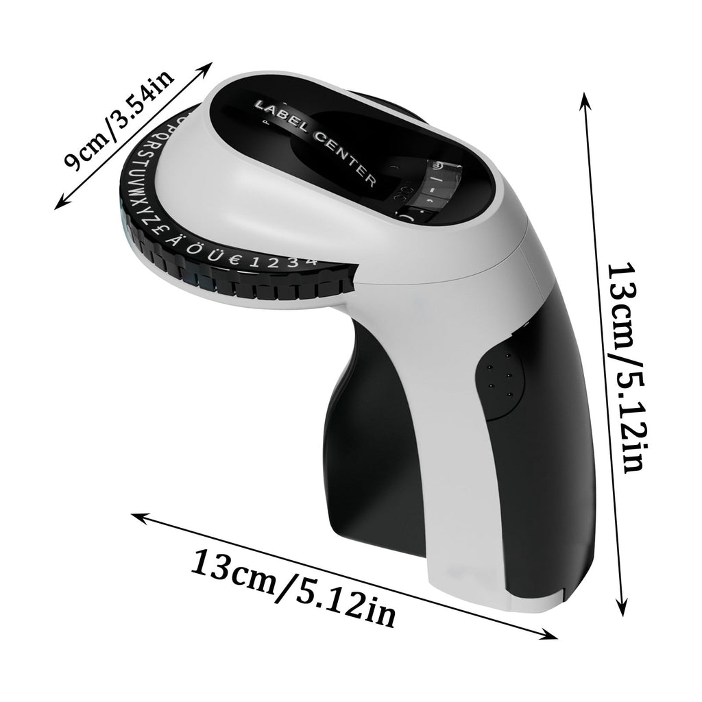Embossing Label Maker Machine with 6 Rolls of 3D Tape, Vintage Manual Design for Home, Office, and Crafting, Create C... - Image 2