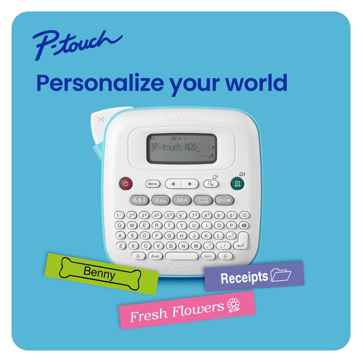 P-touch Personal Desktop Label Maker PT-N20 - Image 3