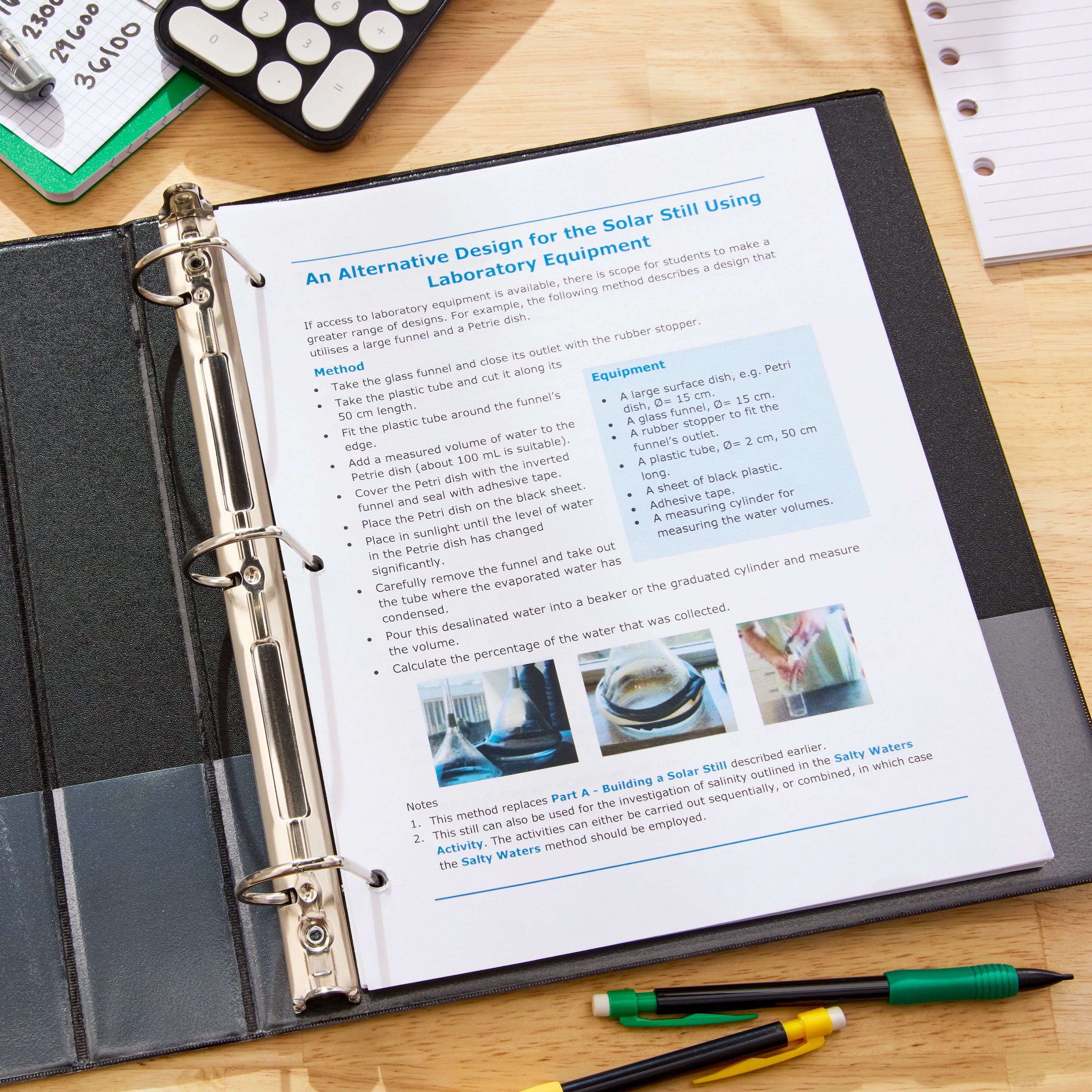 3-Ring Durable View Binder, 1.5" Slanted D-Rings, Black - Image 3