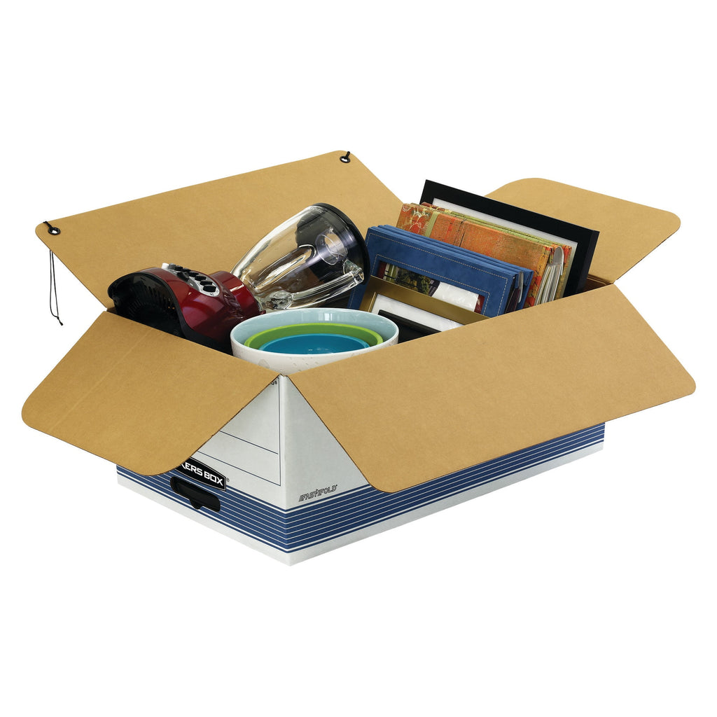 Stor/File Standard-Duty Storage Boxes With Locking Lift-Off Lids And Built-In Handles, Legal Size, 24" x 15" x 10", 6... - Image 5
