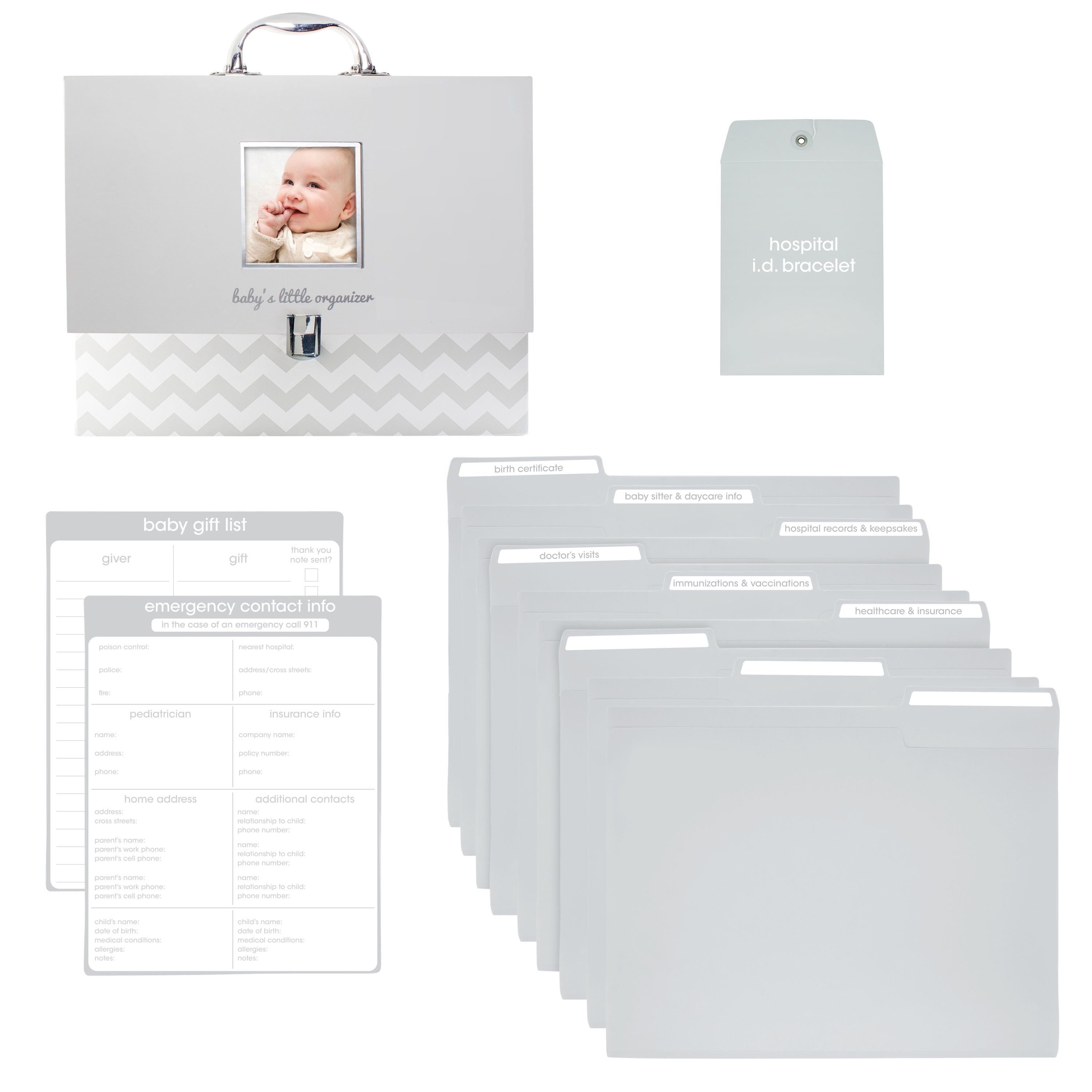 Baby Document Organizer with Carry Handle, Briefcase and Document File Keeper, Baby's Paperwork and Records, Newborn,... - Image 4