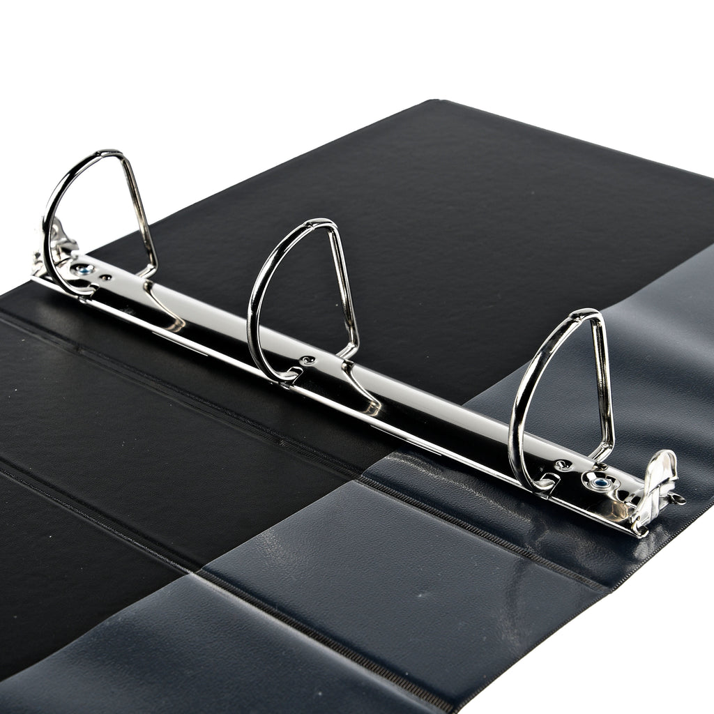 3-Ring Durable View Binder, 2" Black, Slant Ring - Image 2