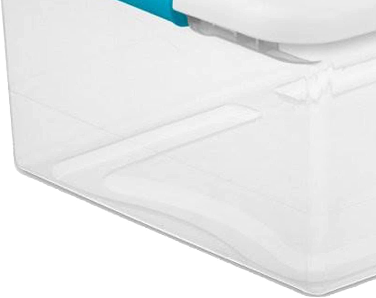 Plastic 15 Quart Stacking Storage Box Container with Latching Lid for Home, Office, Workspace, and Utility Space Orga... - Image 4