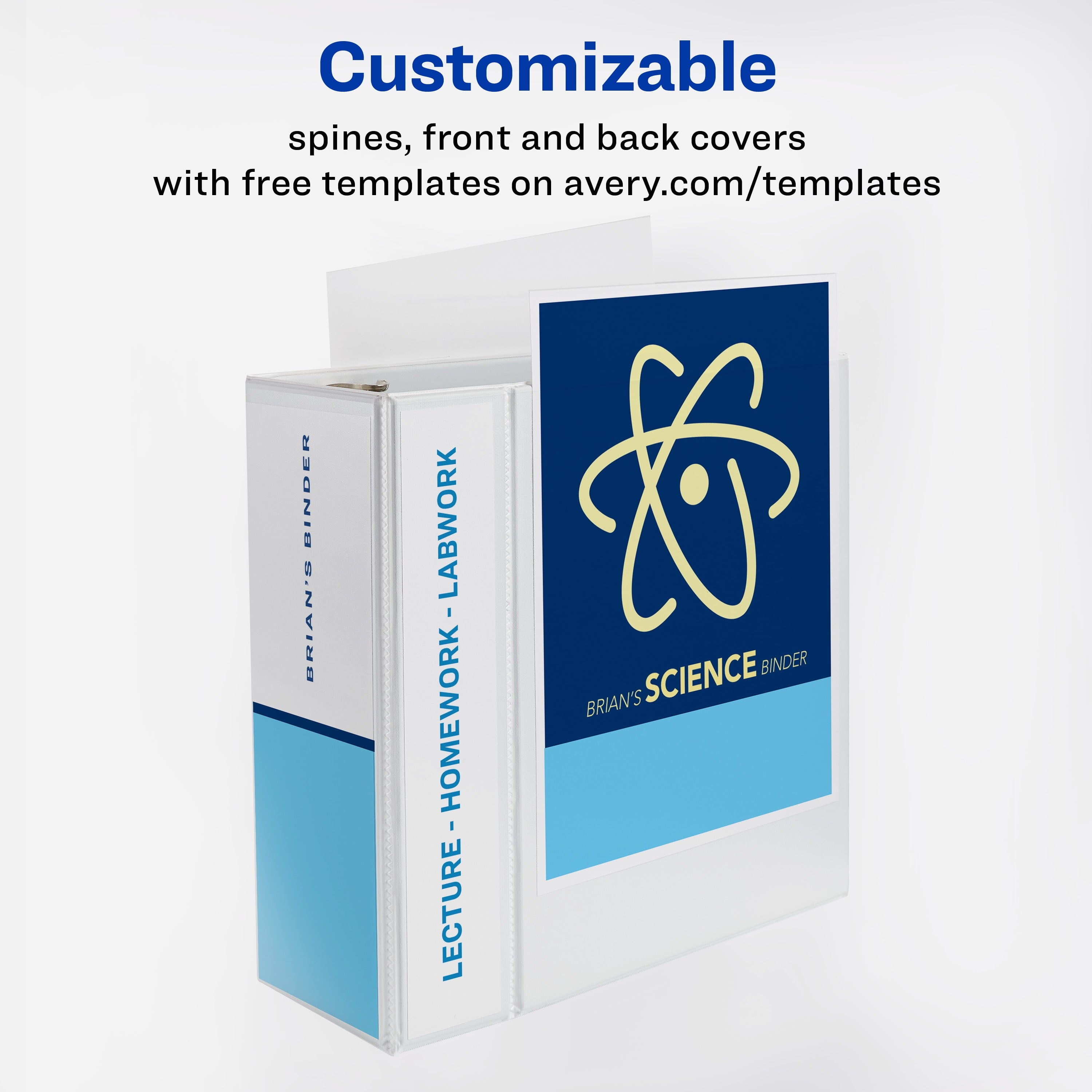 Durable View 3 Ring Binder, 5" EZD Rings, 1 White Binder - Image 3