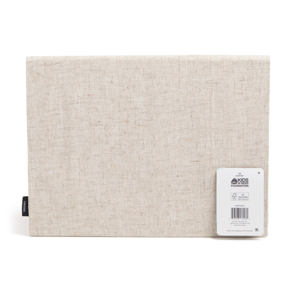UBrandsLinen Document Holder File Sorter, 13 x 9.75in., Beige - Image 2