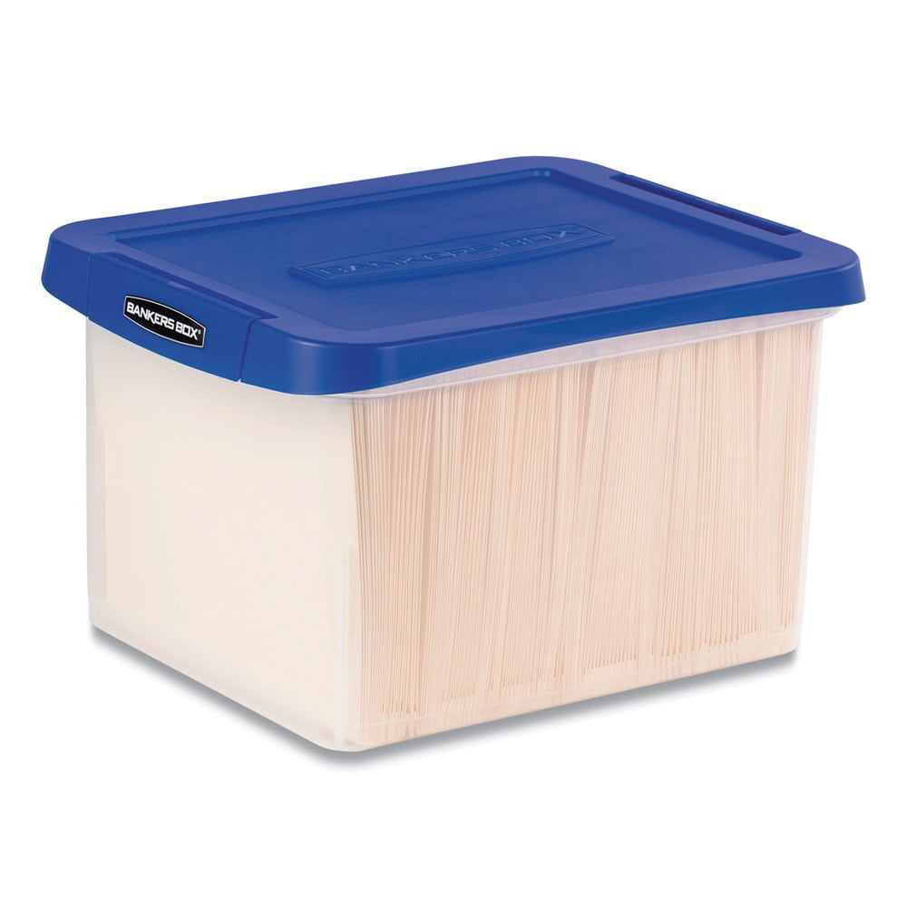 Fellowes Heavy Duty, Water Proof, Durable, Reinforced Corner, Comfortable Handle, Built-in Rail, Portable File Box - Image 4