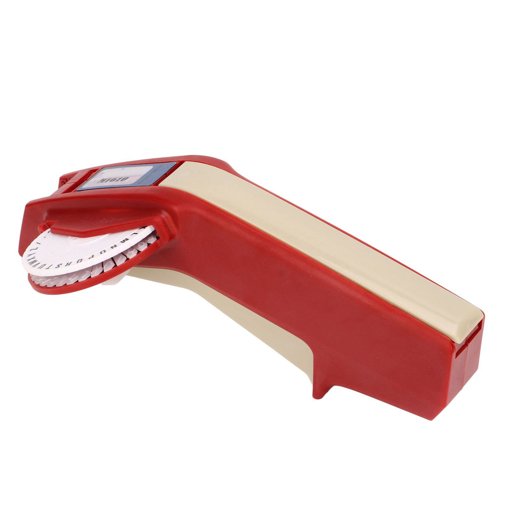 Embossing Label Maker, High Sharpness One Hand Manual Label Printer For Home Black,Red - Image 6