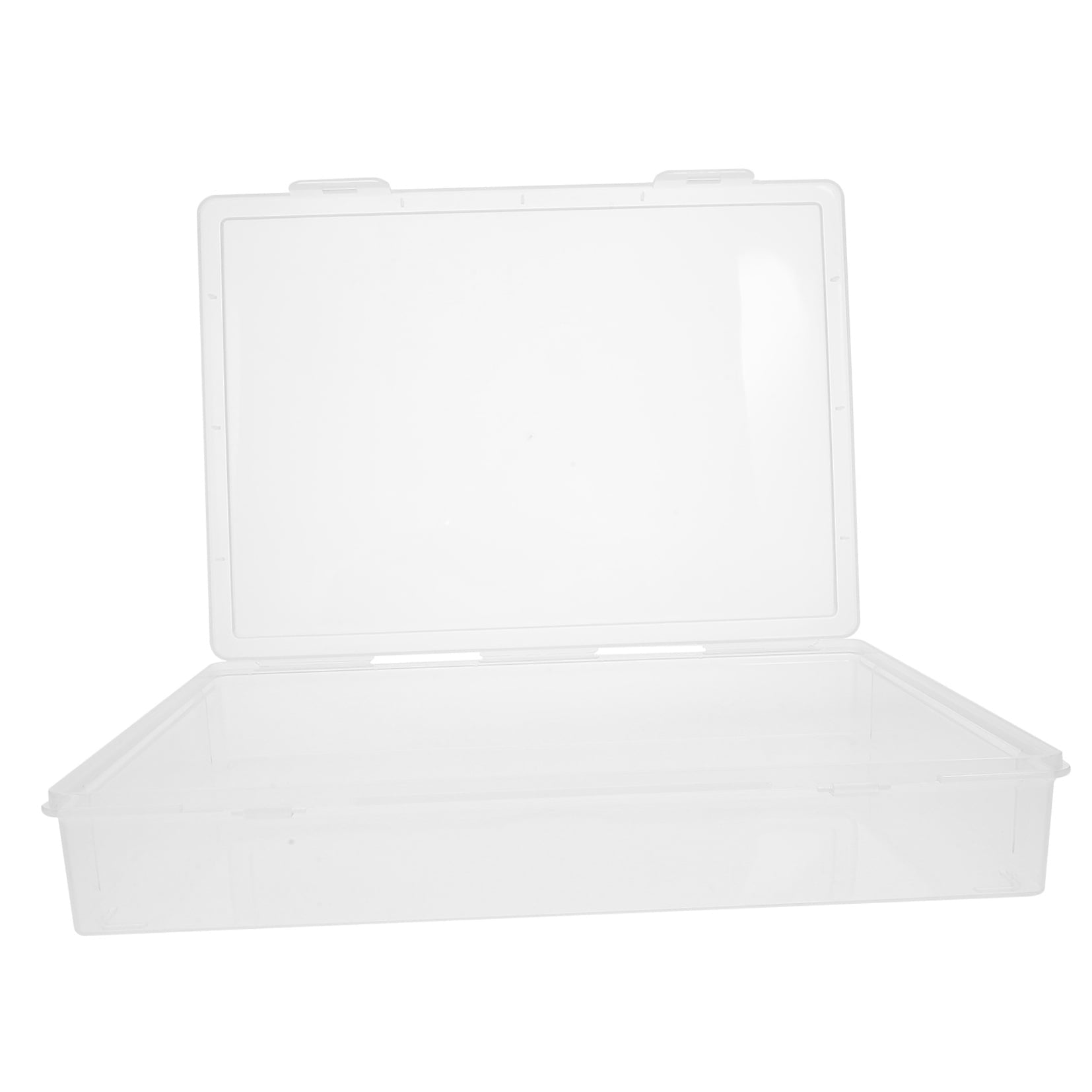 Masteelf Office Document Box Portable Project Case Certificate Holder Plastic File Storage Box (Flat Style) - Image 5