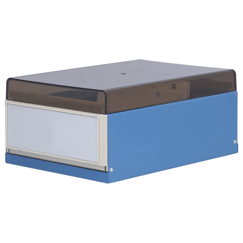Index Card Holder Rolodex Business Card File Large Plastic Index Card Storage Box Office - Image 5