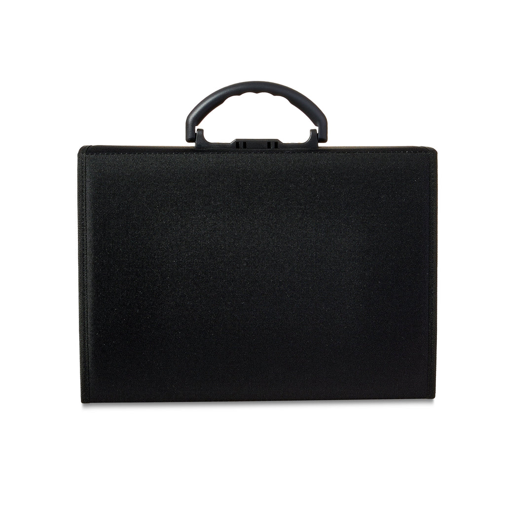 Pen+Gear Expanding File Organizer, Black Fabric, 26 Pockets and Top Handle - Image 6