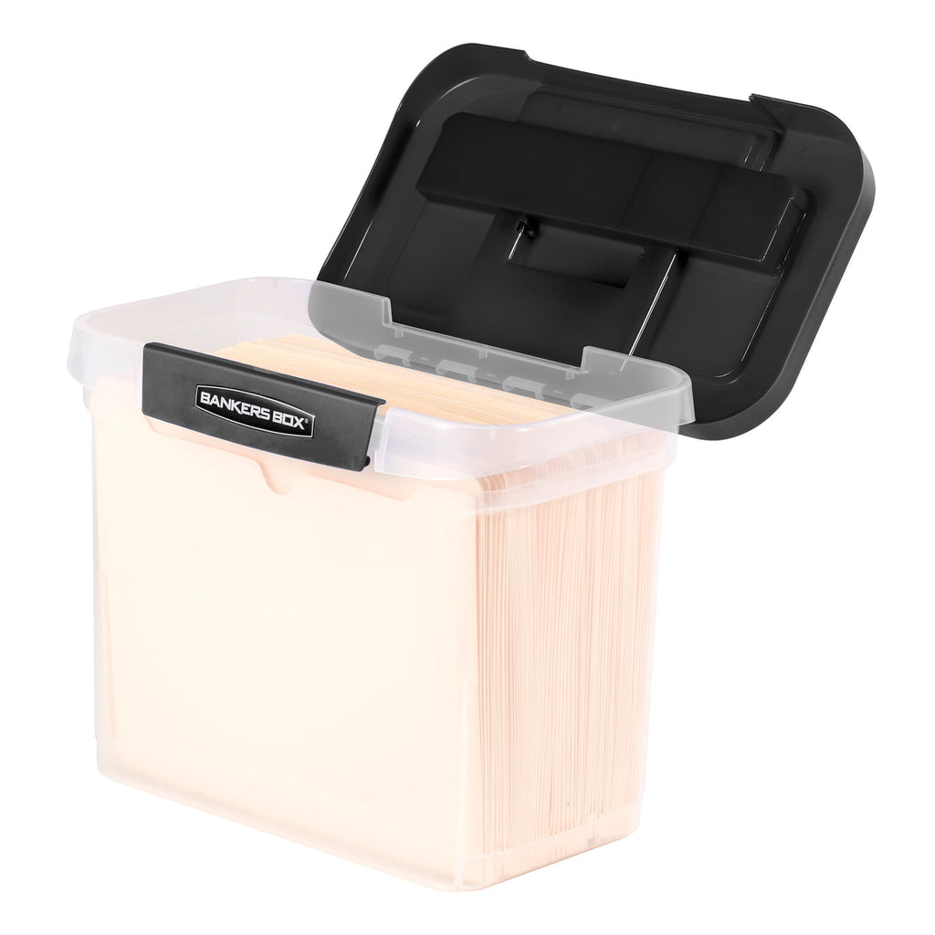 Plastic Letter Size File Organizer, Clear - Image 5