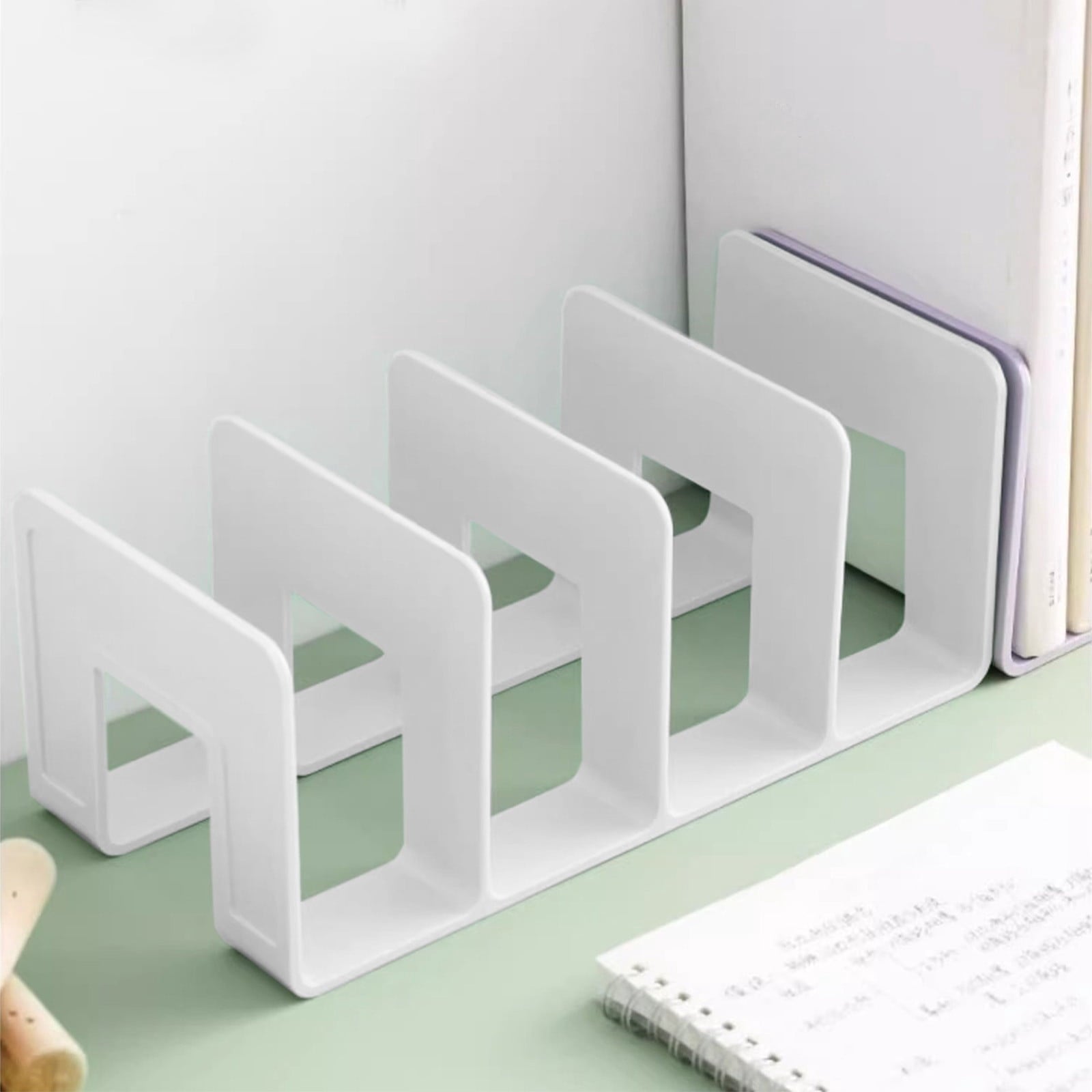 2026 Homework Helper Student Bookends, Desk Study Buddy Book Organizers, Desktop Divider File Storage for Shelves, 4 ...