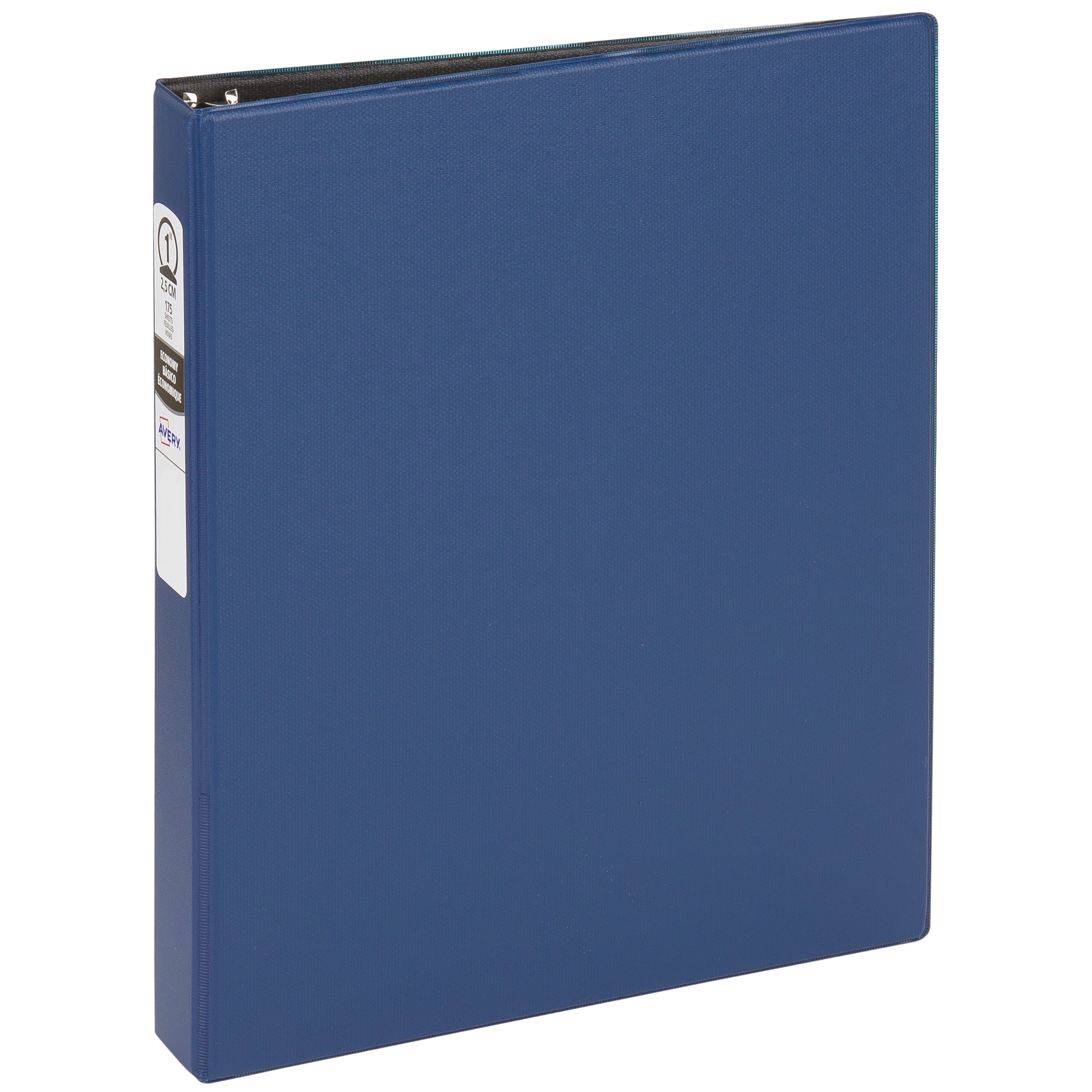 Standard Binder, 1" Round Rings, Blue Binder (03300)