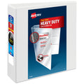 Heavy-Duty View Binder, 3" EZD Rings, 1 White Binder (79193)