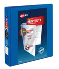 Heavy-Duty View 3 Ring Binder, 1.5" Slant Rings, Pacific Blue