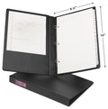 Avery Legal-Size Durable 3 Ring Binder, 1" Round Rings, Black (06400)
