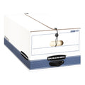 Stor/File Standard-Duty Storage Boxes With Locking Lift-Off Lids And Built-In Handles, Legal Size, 24" x 15" x 10", 6...