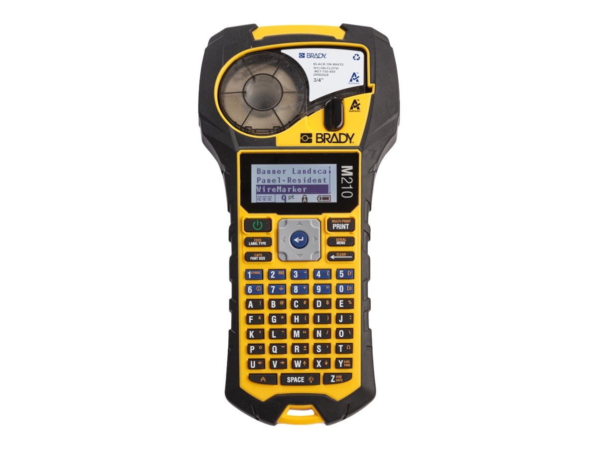 Portable Label Printer Kit Yellow/Black