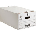 Medium Duty Legal Size Storage Box, 12 / Carton, White