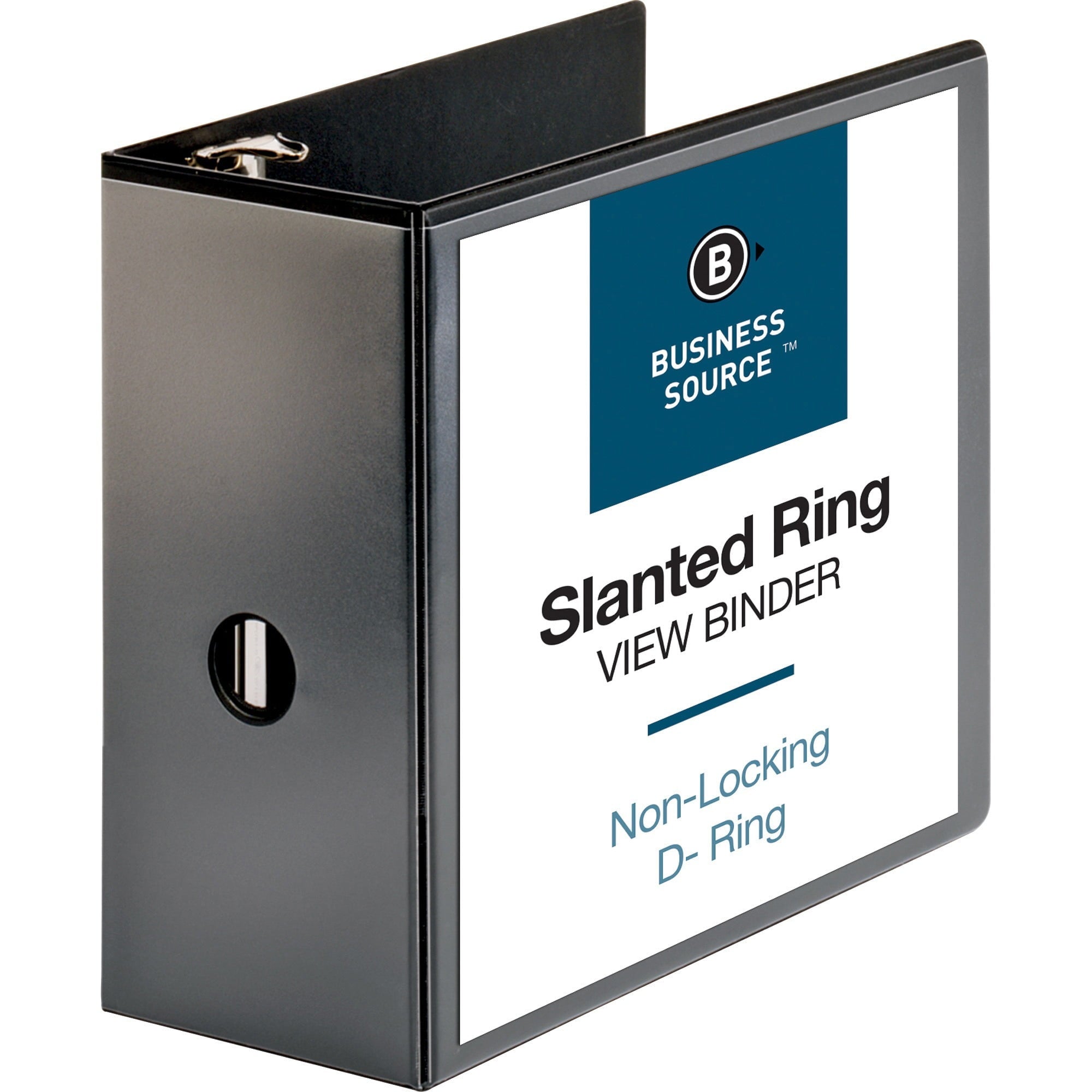 Basic D-Ring View Binders, 1 Each, Black
