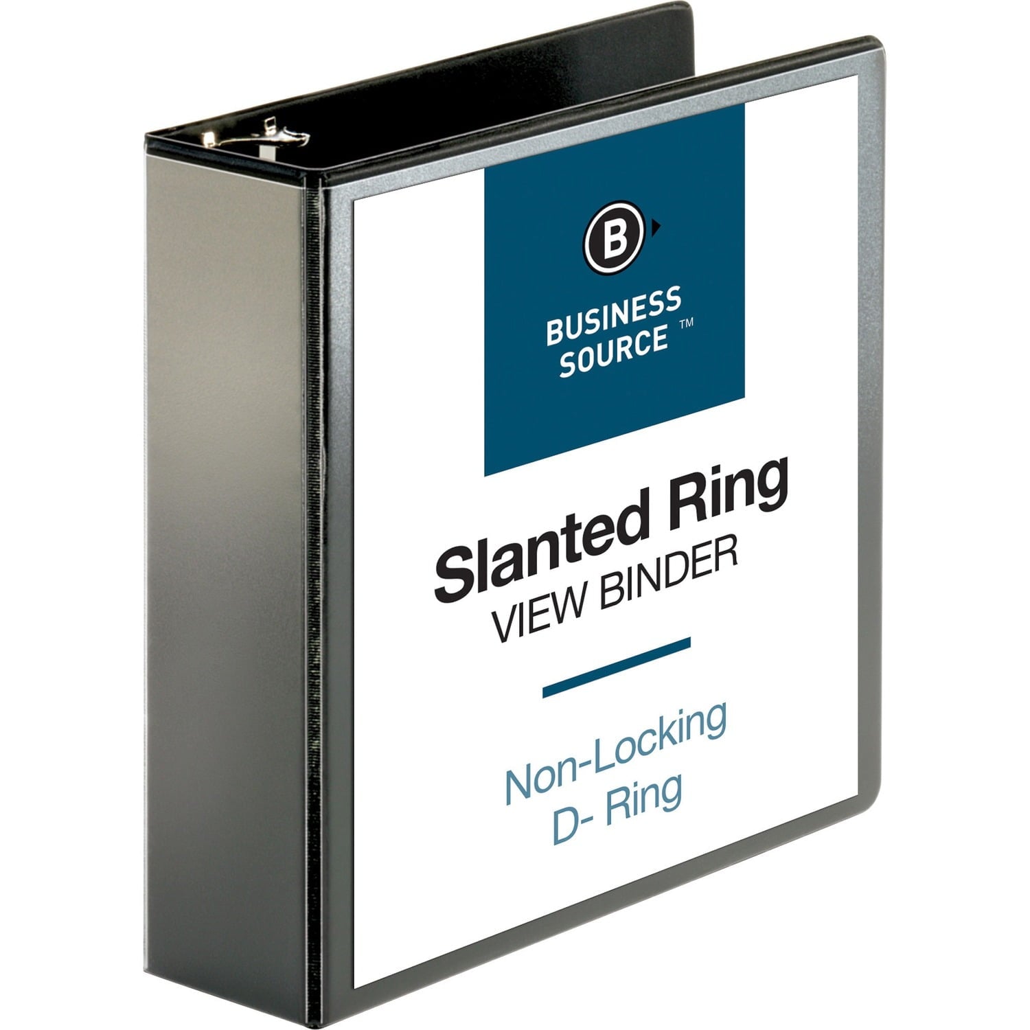 D-Ring View Binder 3" Capacity 11x8-1/2" Black 28449