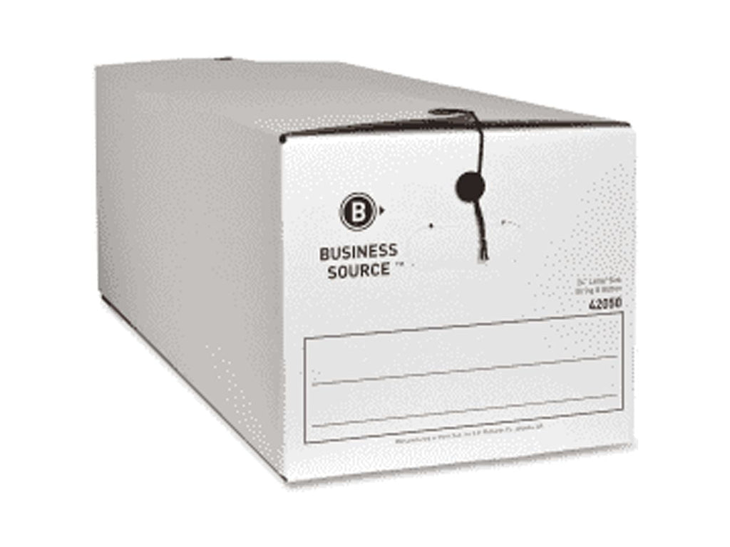 Light Duty Letter Size Storage Box, White, 12 / Carton (Quantity)