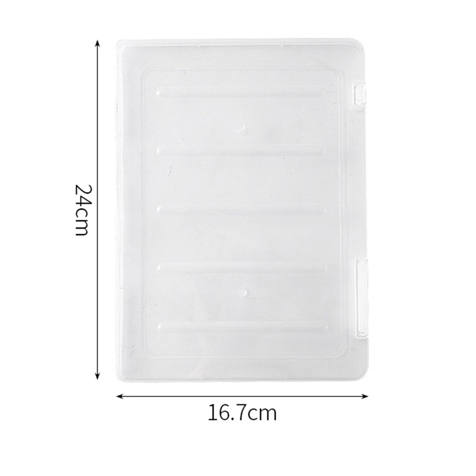 Clear Plastic File Storage Box with Lid,Document Organizer for Home Office,School Supplies,A4 Paper Holder,Stackable ...